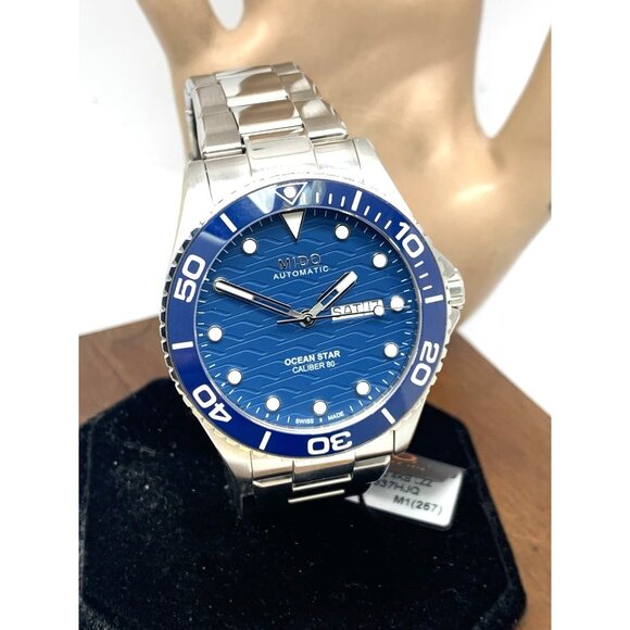 Mido Men's Watch M0424301104100 Ocean Star Swiss Automatic Day Date Steel 42.5mm - Picture 13 of 14